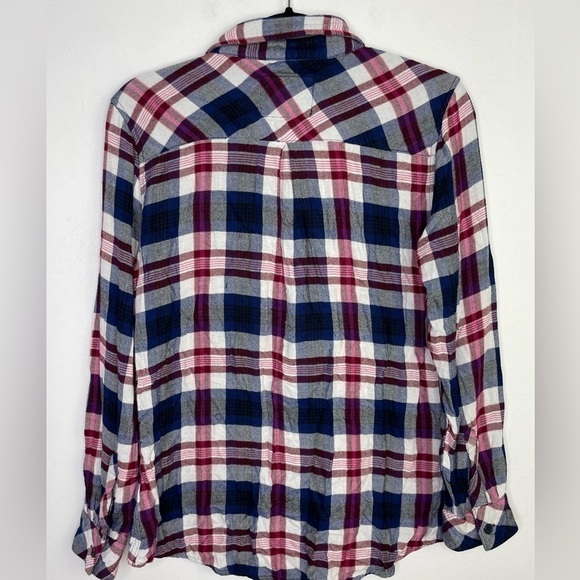 Rails KENDRA Plaid Button Down Shirt Flannel Tencel, Size M - Picture 6 of 7